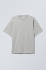 Gris clair - T-shirt ample et carré - 3