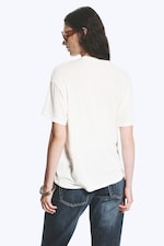 Sheer White - Sheer Relaxed Boxy T-Shirt - 2