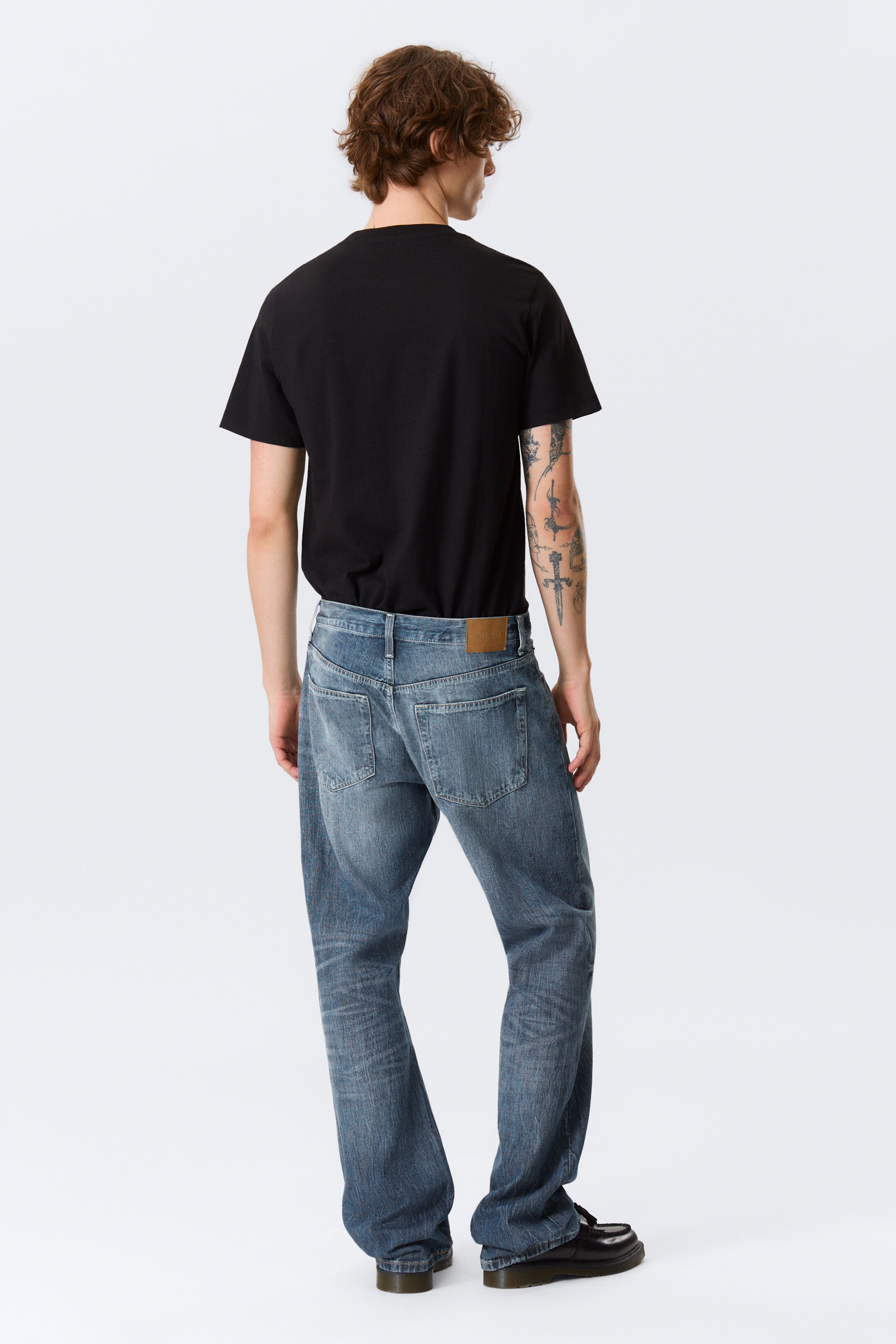 Visualizza immagine più grande: Jeans Meteor relaxed a vita bassa con straight leg - Board Blue - Blu medio - UOMO | H&M IT 7