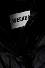 Black - Oversized Recycled Down Puffer Jacket - 1