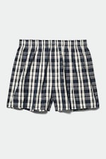 Marineblau/Kariert - Boxershorts - 0