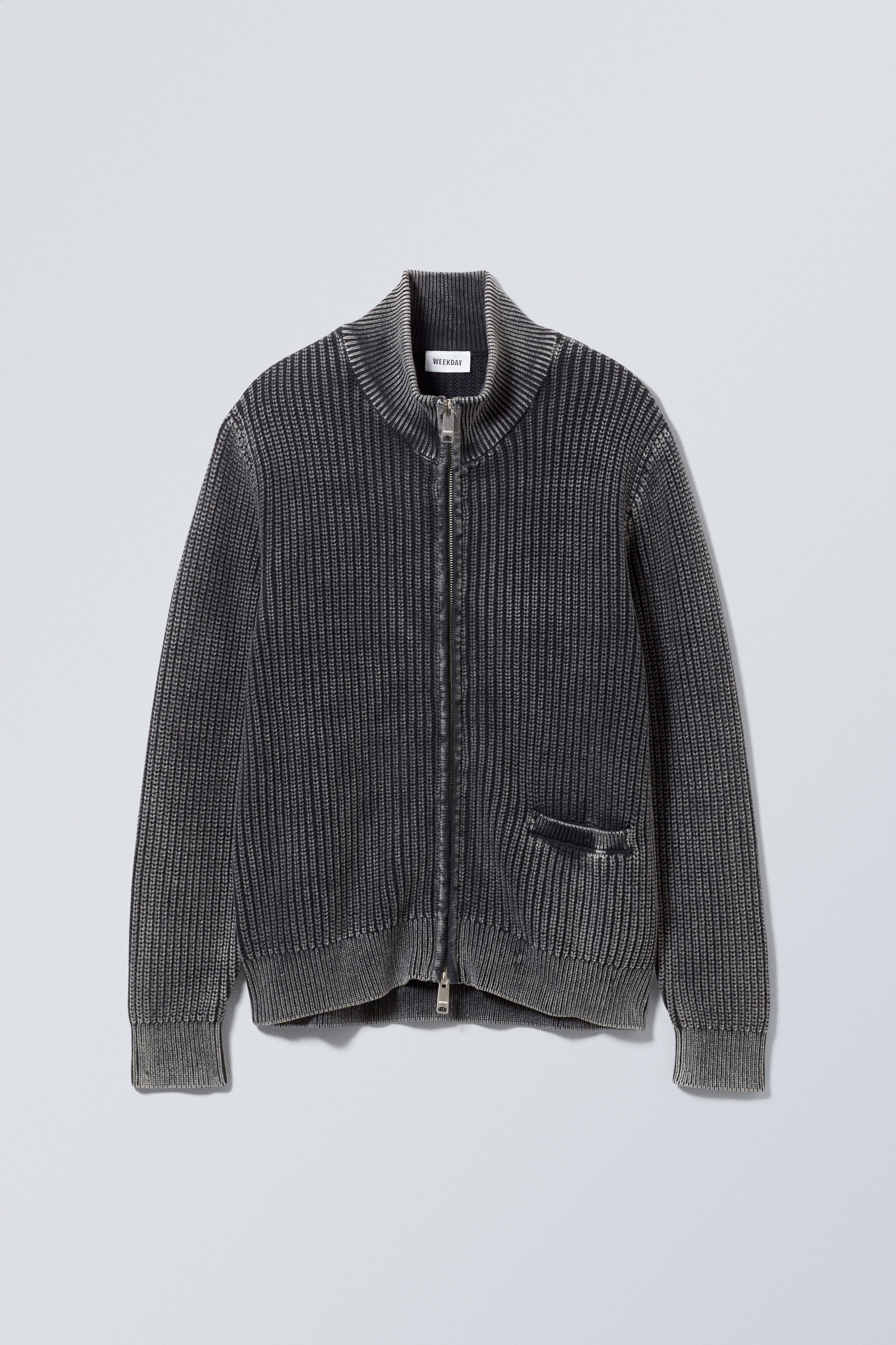 Washed Black - Mattias Regular Cardigan - 0