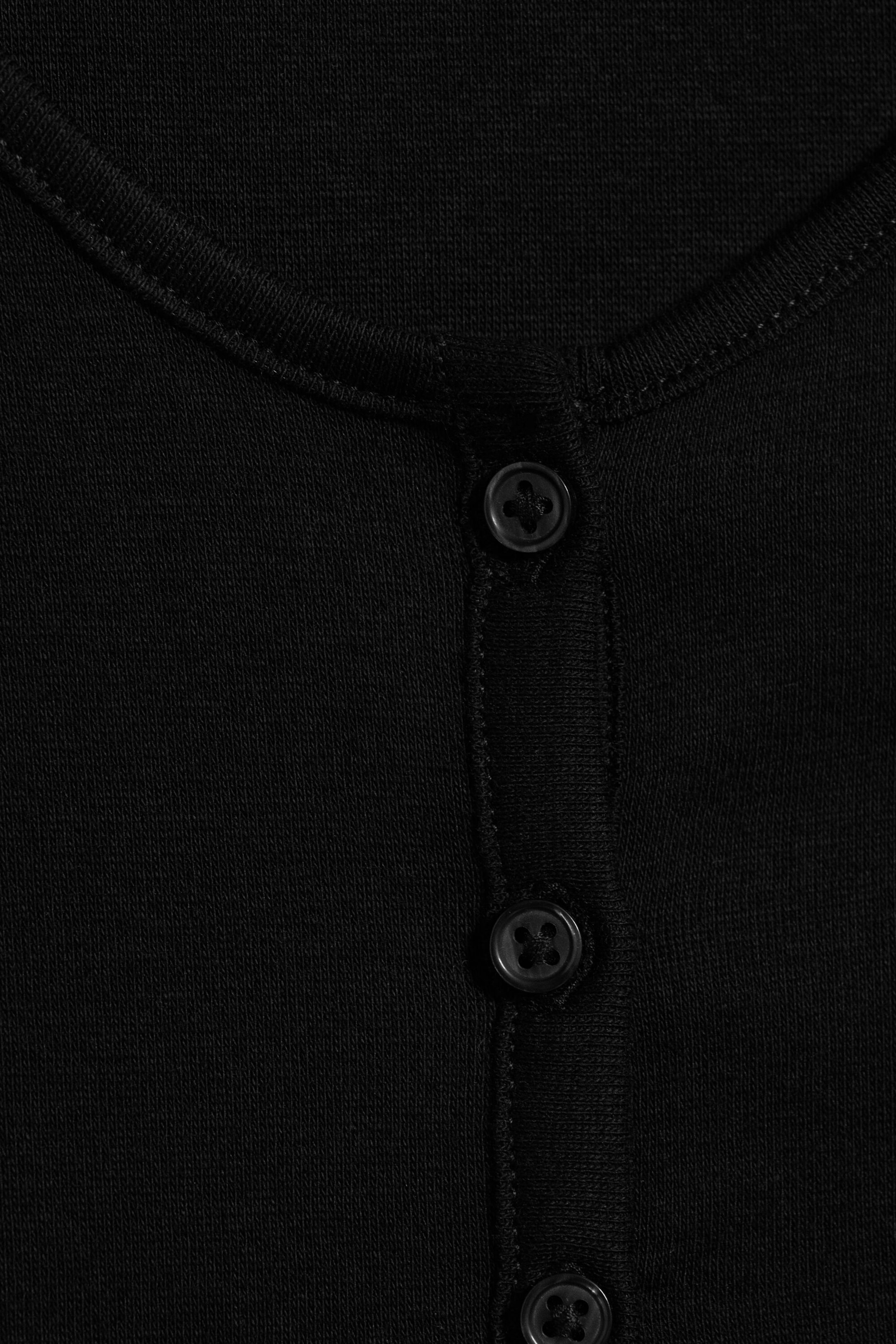 Noir - Débardeur henley - 5
