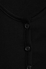 Noir - Débardeur henley - 5