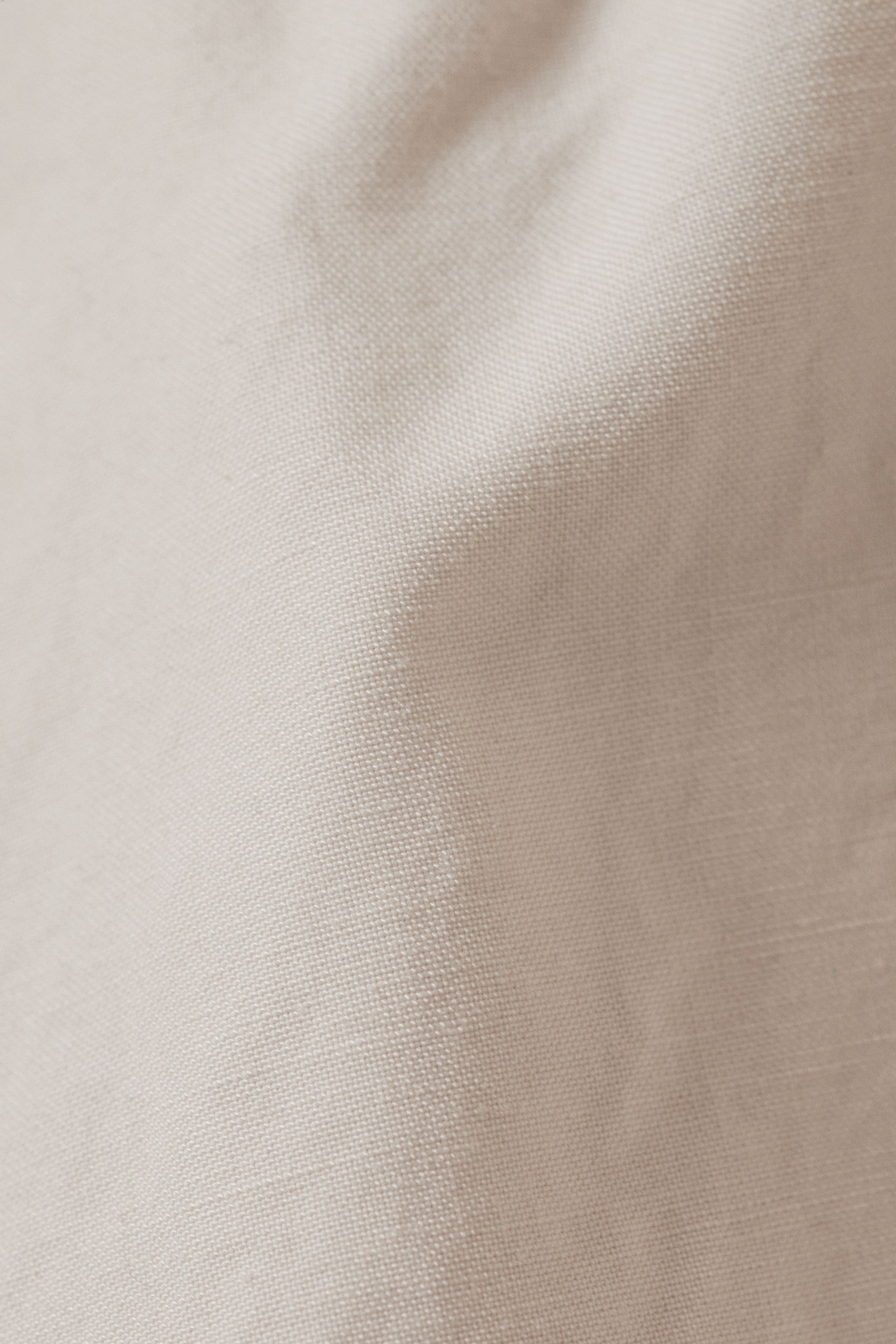 Light Beige - Wide Washed Pull-on Shorts - 5