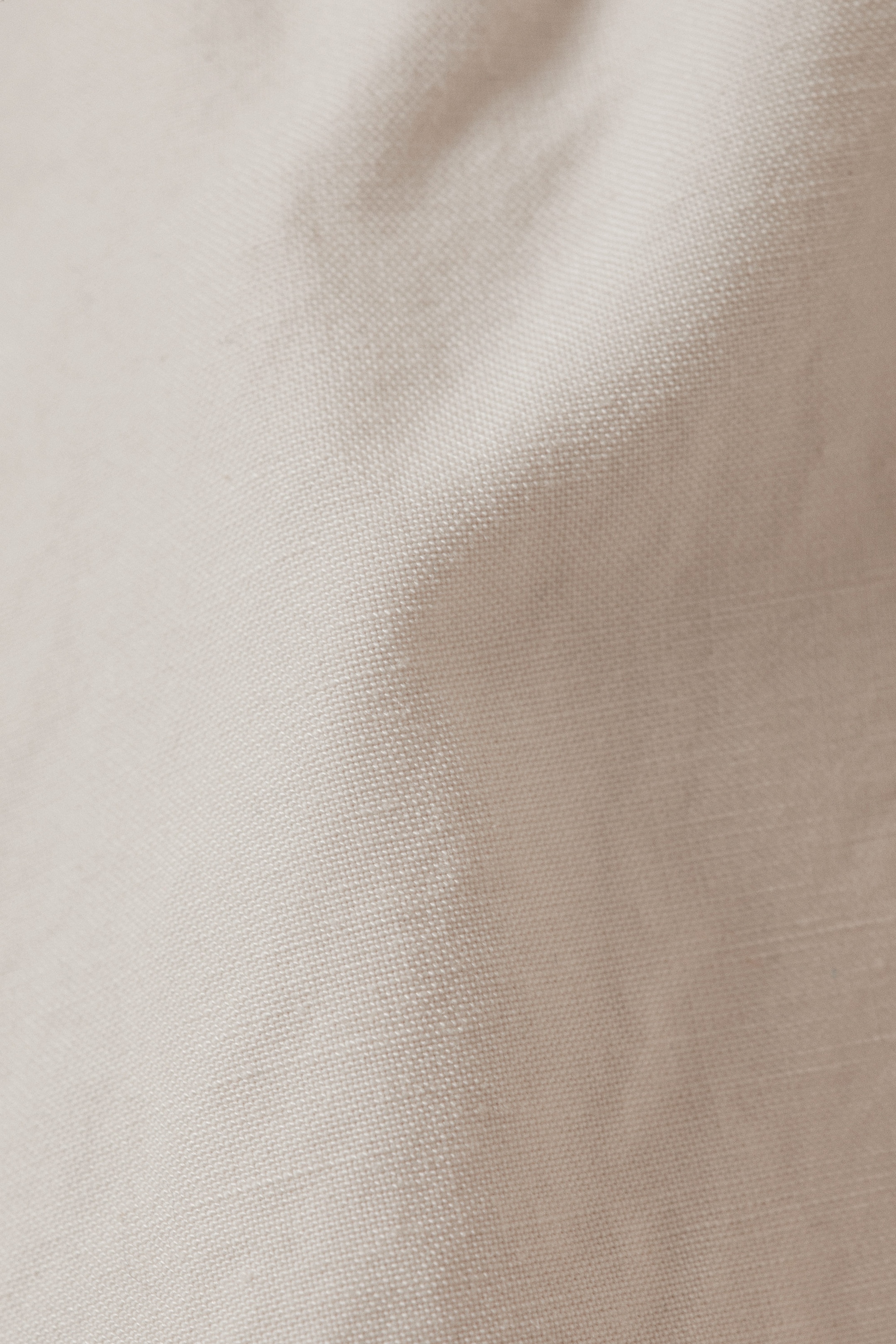 Light Beige - Wide Washed Pull-on Shorts - 2