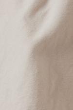 Light Beige - Wide Washed Pull-on Shorts - 1