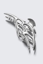 Silver Tribal - Vågig hårklämma - 0