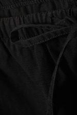 Noir - Pantalon délavé ripstop coupe ample - 5