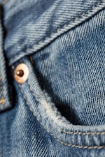 Blue Stream - Medium Blue - Dynasty Low Rise Loose Wide Leg Jeans - 1