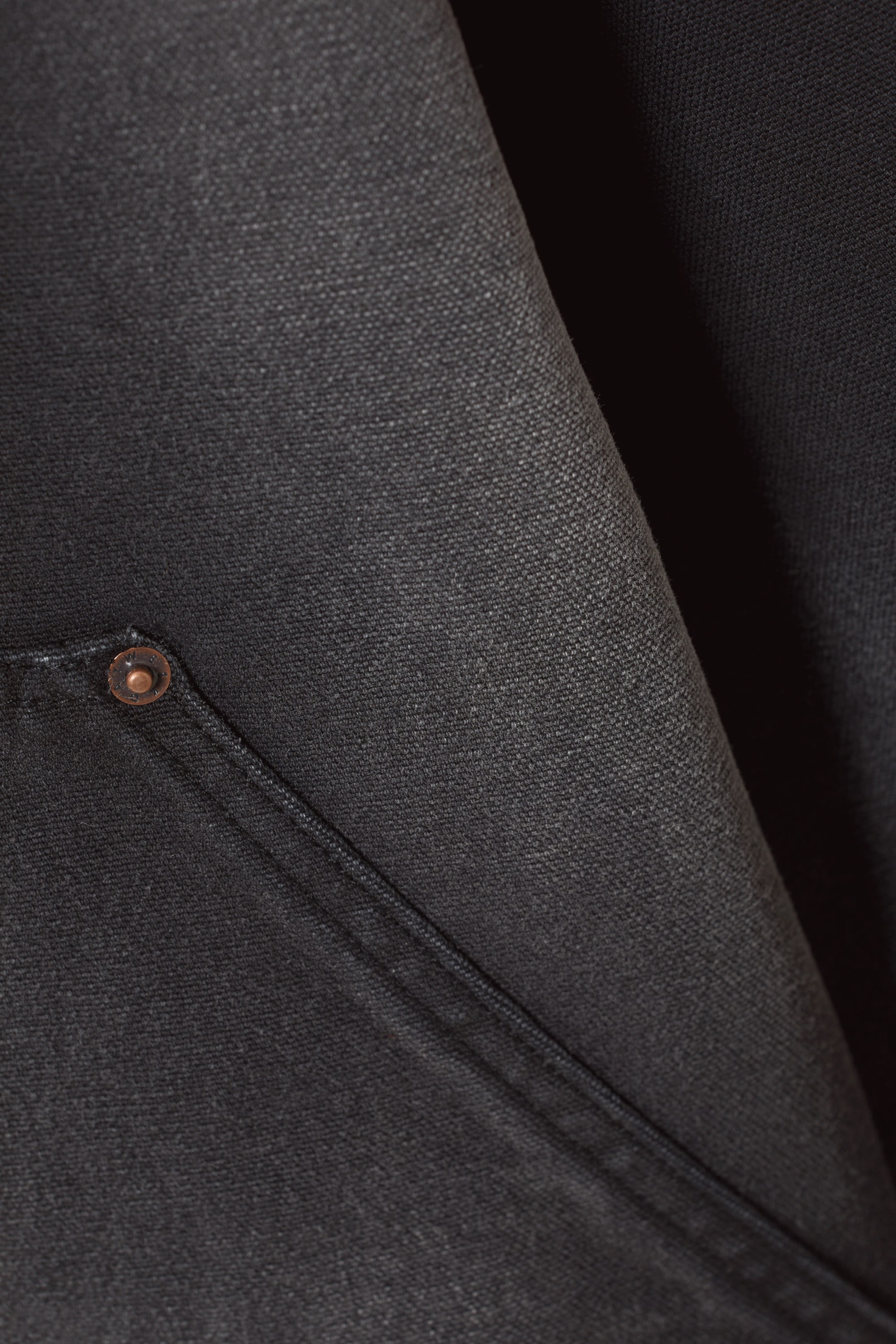 Washed Black - Relaxed Washed Utility Jacket - 5