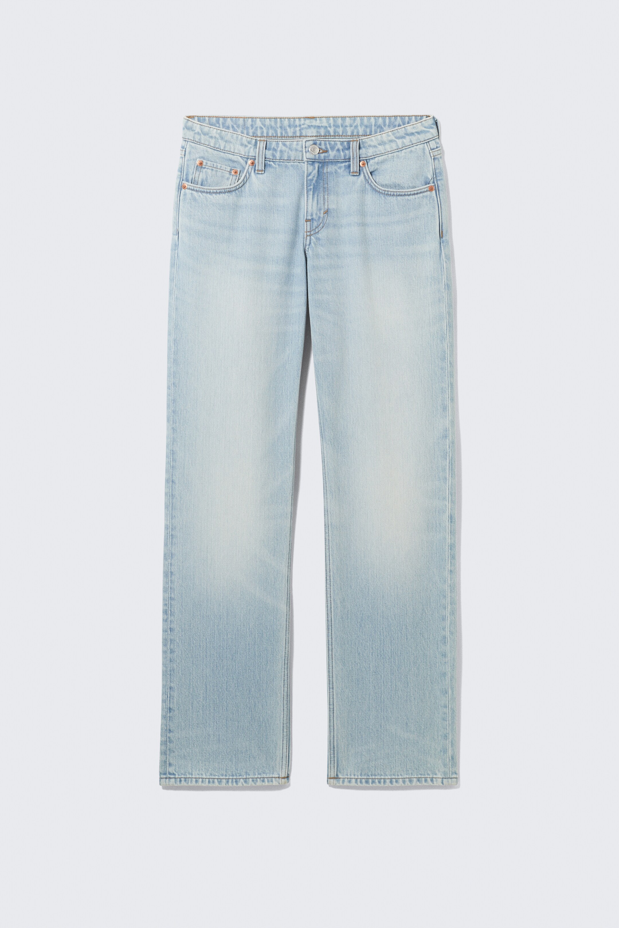 Agrandir l'image: Jean droit standard taille basse Arrow - Aeon Blue – Bleu clair - FEMME | H&M CH 6