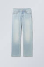 Aeon Blue - Light Blue - Arrow Low Rise Regular Straight Leg Jeans - 5
