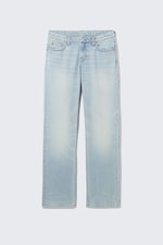 Aeon Blue - Light Blue - Arrow Low Rise Regular Straight Leg Jeans - 5