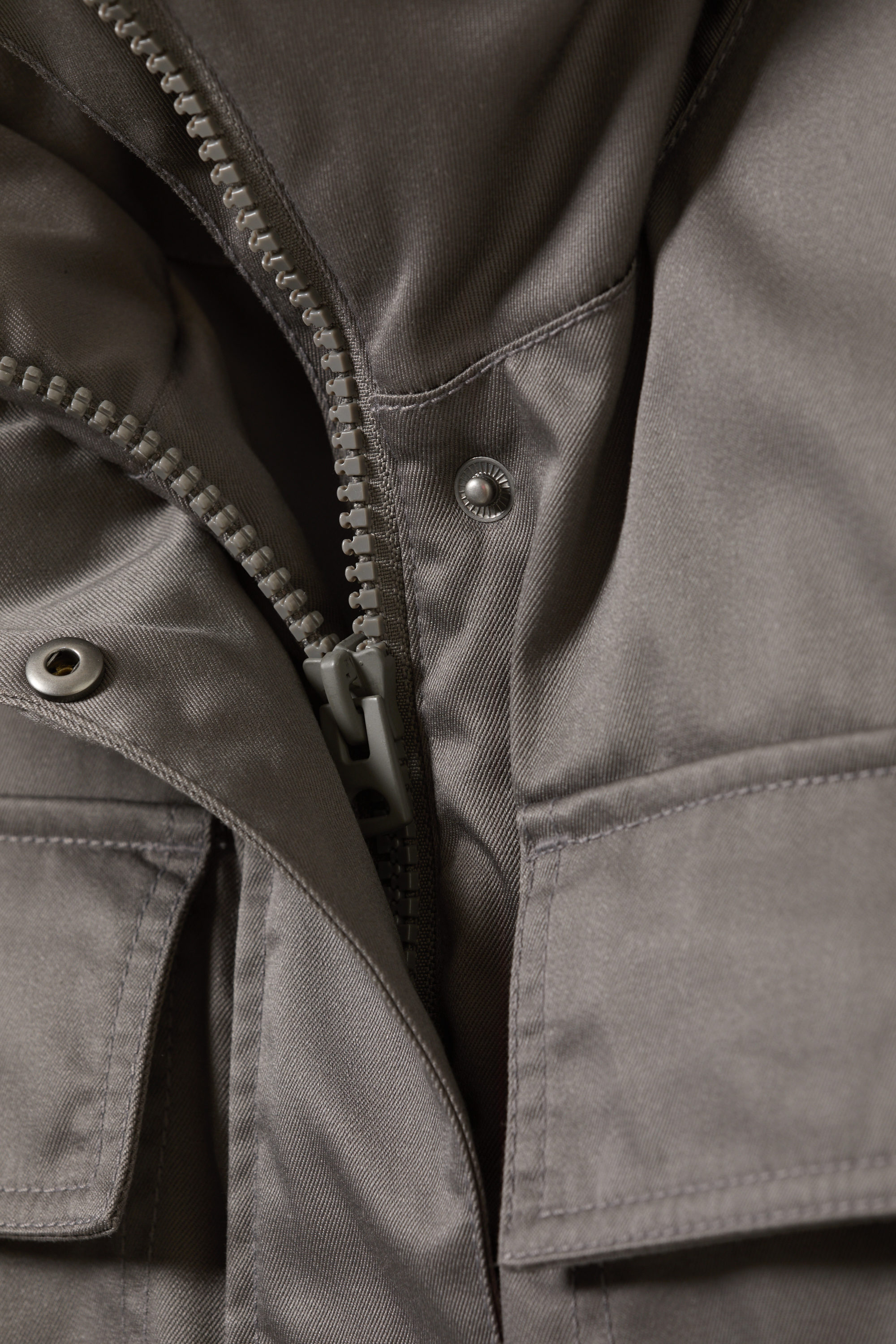 Dark Grey - Oversized Padded Utility Vest - 3