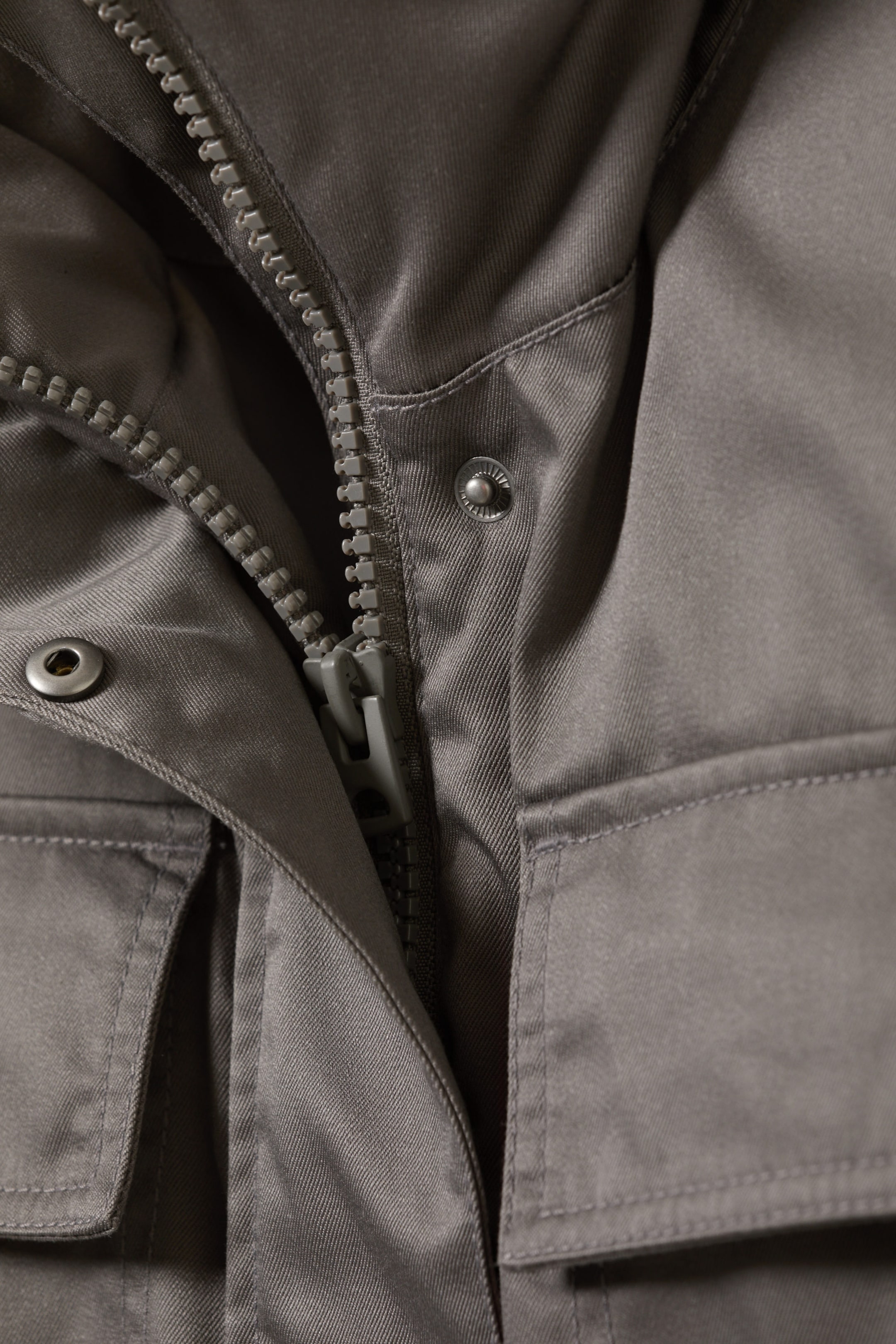 Dark Grey - Oversized Padded Utility Vest - 7