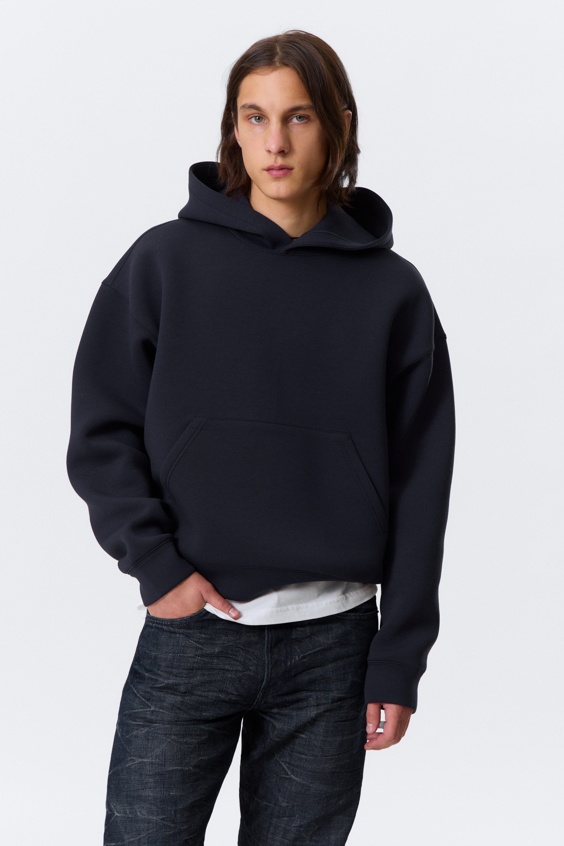 Dunkles Marineblau - Simon – Scuba-Hoodie - 4