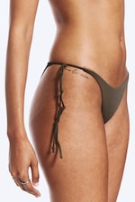 Dark Mole - Mid Rise Knot Bikini Bottoms - 2