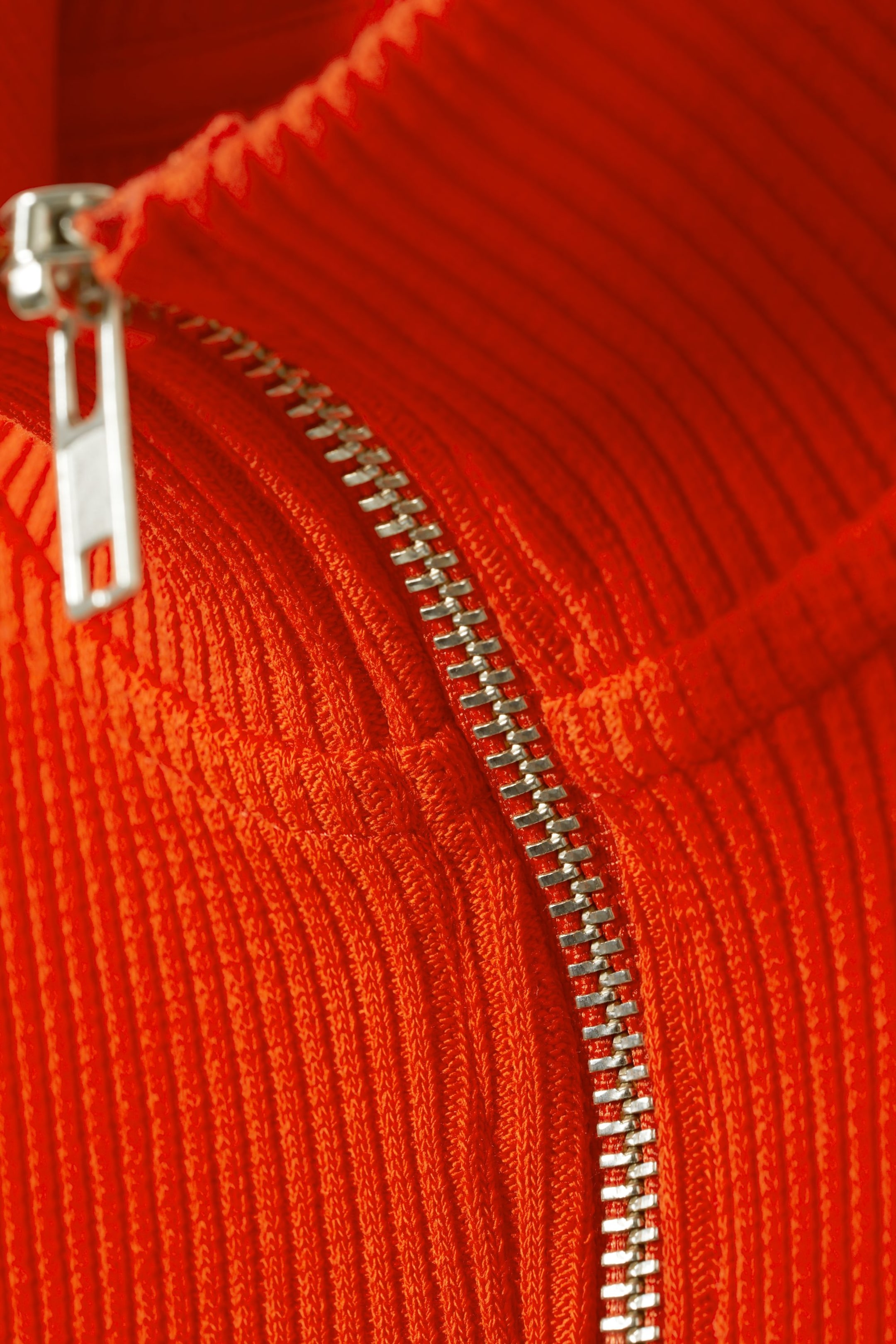 Bright Orange - Ika Half Zip Long Sleeve - 1