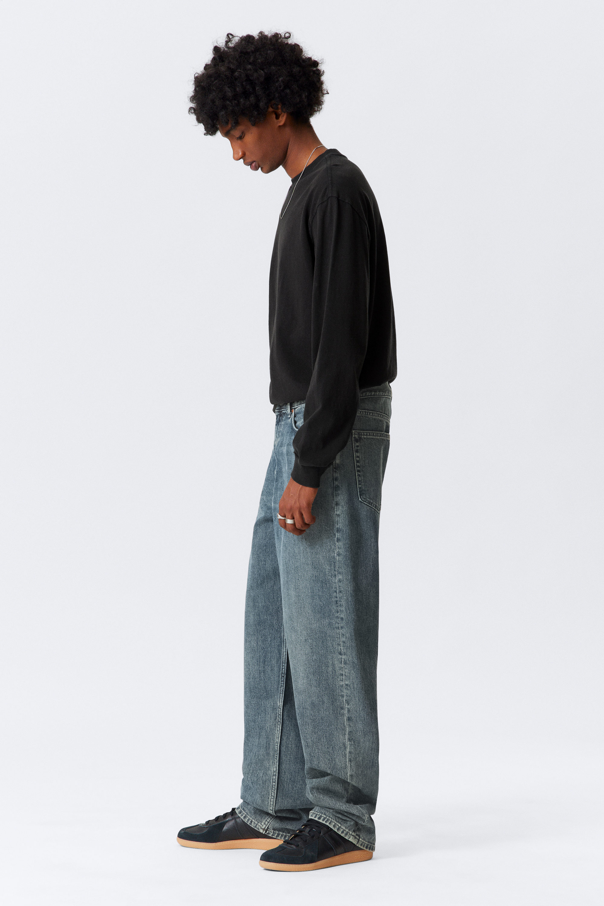 Second Blue - Blå - Galaxy Loose Straight Leg Jeans - 6