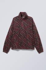 Wavey Checks - Patrik Graphic Halfzip Sweater - 0