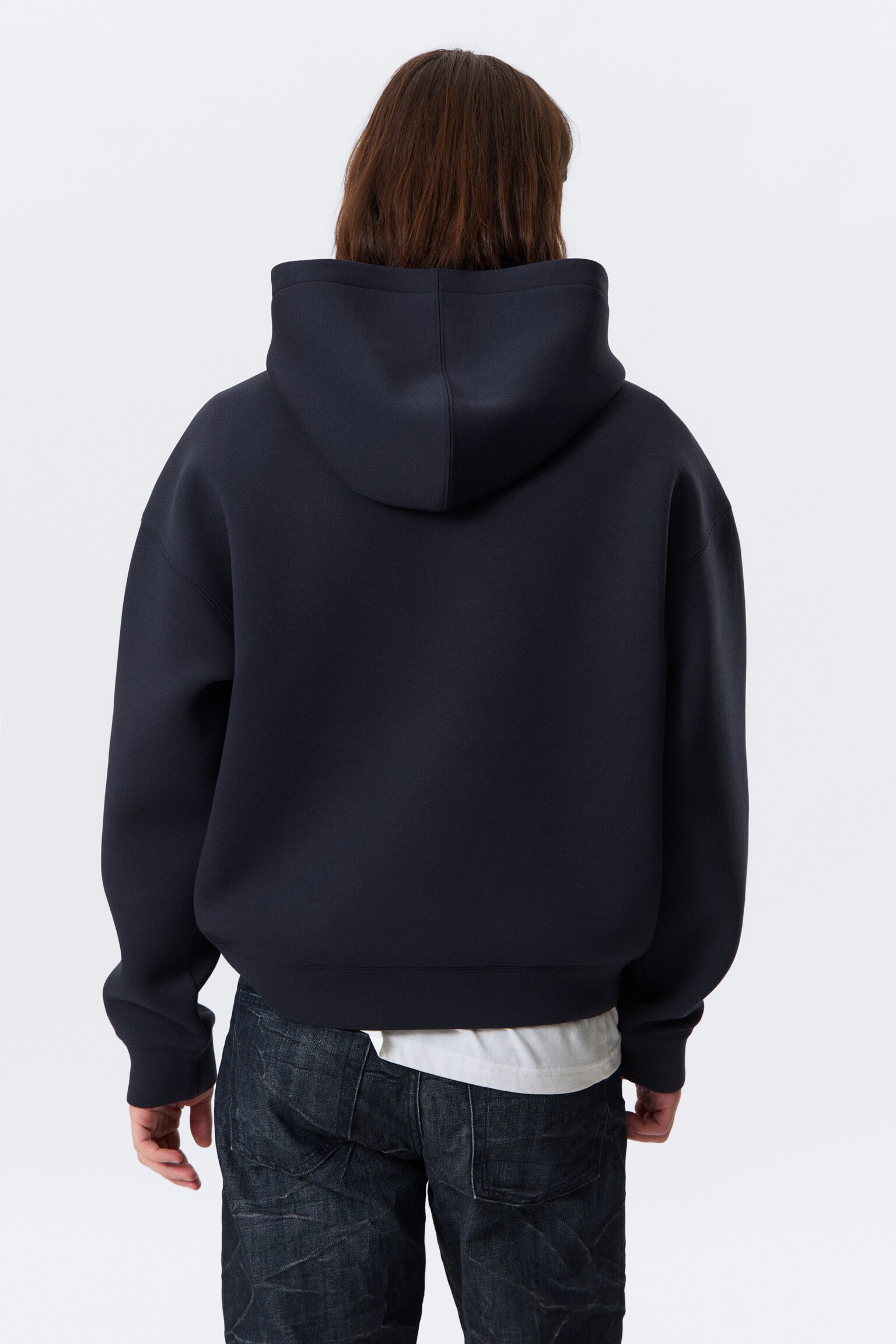 Simon – Scuba-Hoodie - Dunkles Marineblau/Schwarz/Grau meliert/Burgunderrot/Dunkles Khakigrün - 3