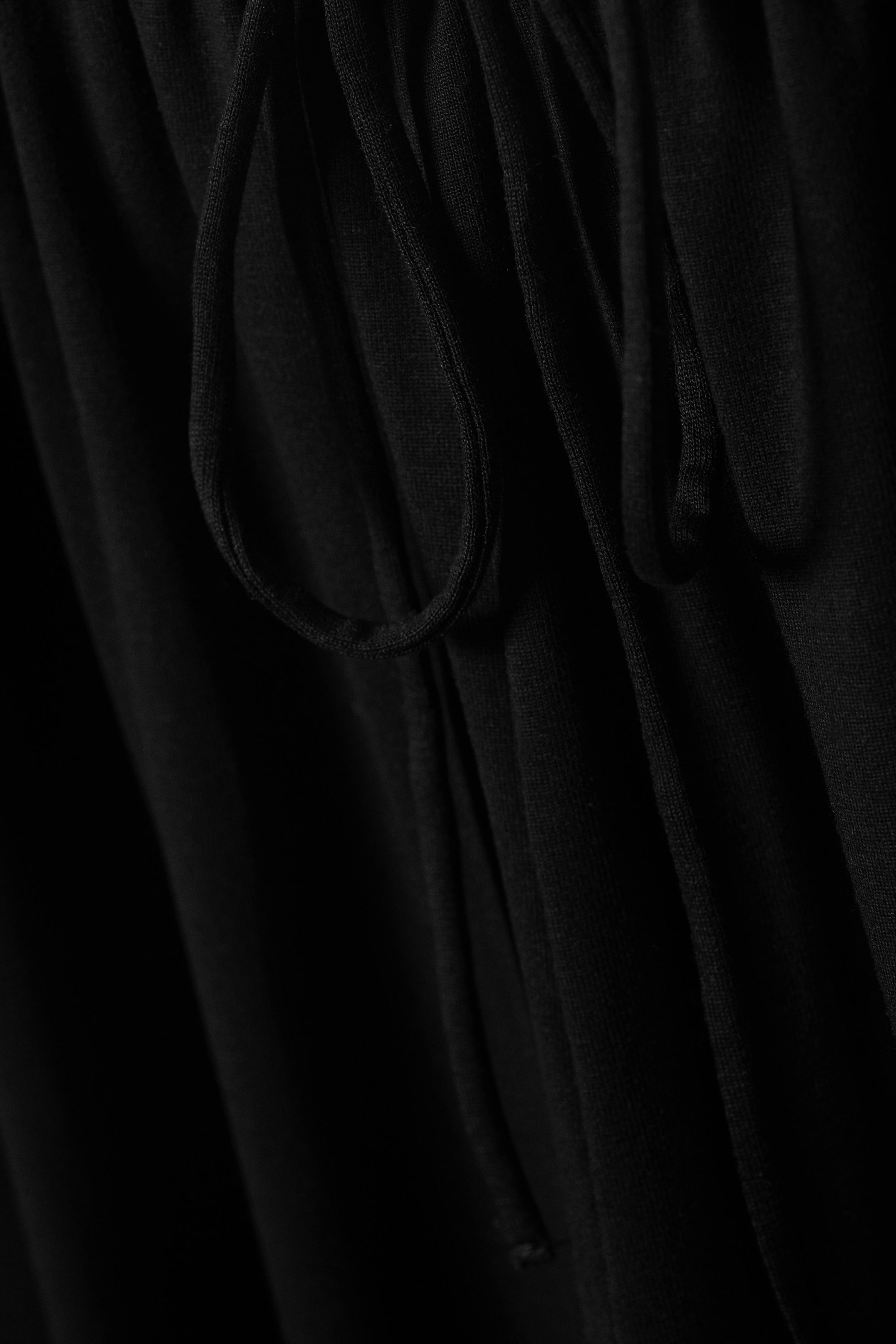 Svart - Soft Mid-Rise Balloon Trousers - 6