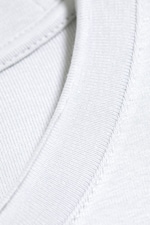 Lichtgrijs - Ruimvallende jersey top met lange mouwen - 4
