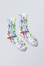 Messy Doodle 2 - Graphic Sport Sock - 0