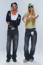 Blues - Dark Blue - Anti Unisex Low Waist Regular Straight Jeans - 0