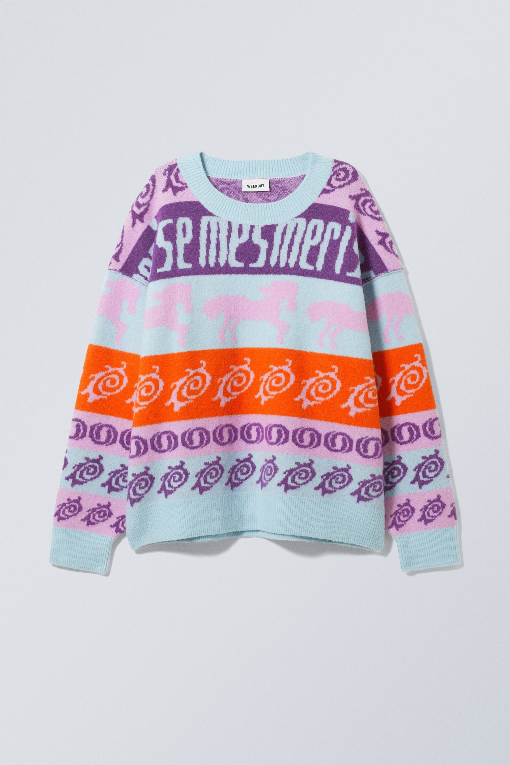 Wild graphic stripes - Annie Jacquard Sweater - 0