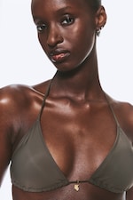 Dark Mole - Shell Triangle Bikini Top - 1