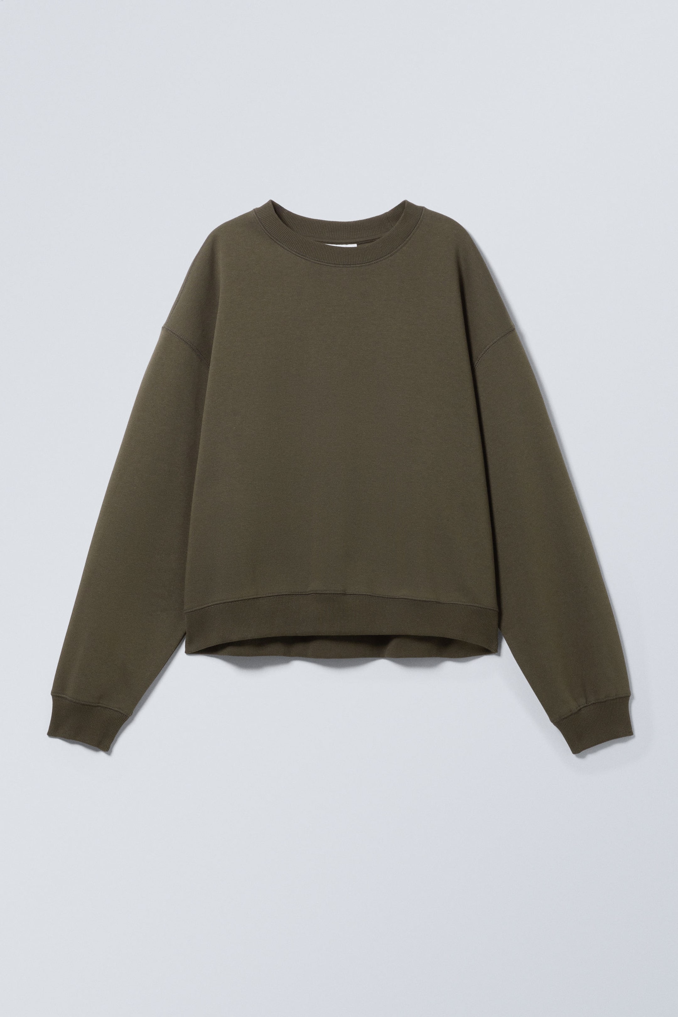 Dark Khaki Green - Essence Standard Sweatshirt - 1