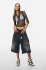 Canyon Blue - Dark Blue - Dunno Loose Fit Carpenter Jorts - 6