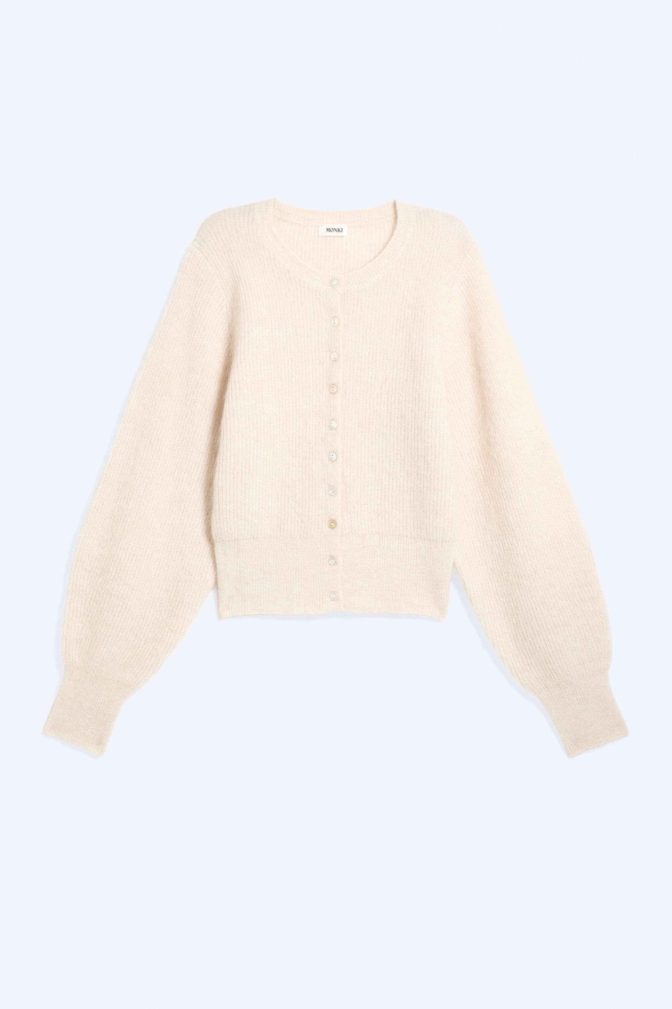 Offwhite - Strickjacke aus Mohairmischung - 4