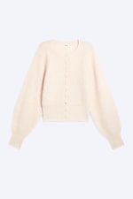 Offwhite - Strickjacke aus Mohairmischung - 4
