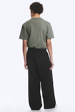 Black - Nate Baggy Fit Pleated Suit Trousers - 3