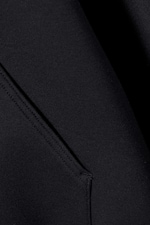 Black - Oversized Scuba Hoodie - 2