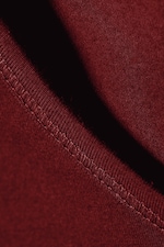 Dark Red - Slim Fitted T-shirt - 2