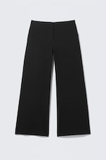 Schwarz - ENTSPANNTE ANZUGHOSE MIT NIEDRIGEM BUND - 4