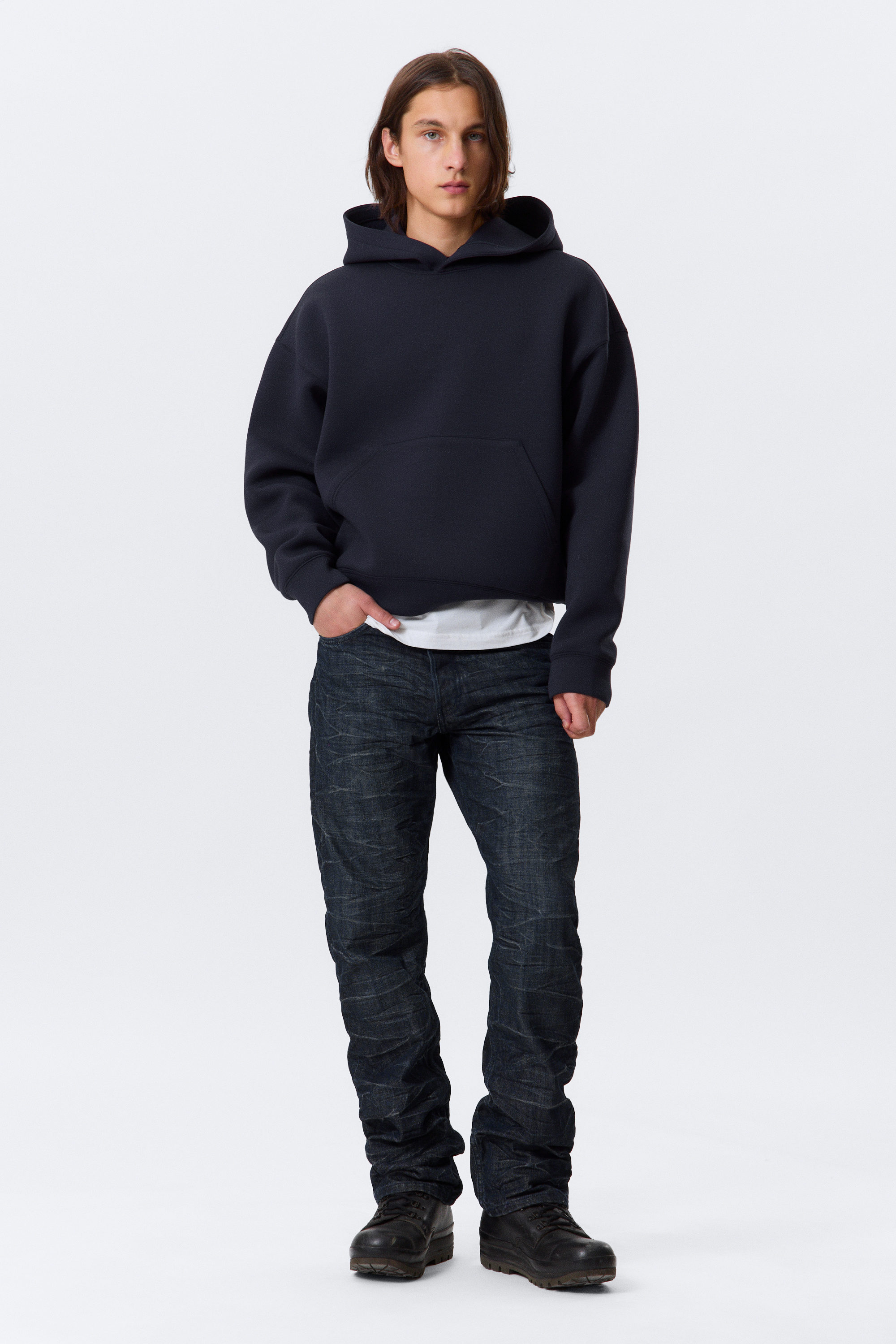 Dunkles Marineblau - Simon – Scuba-Hoodie - 2