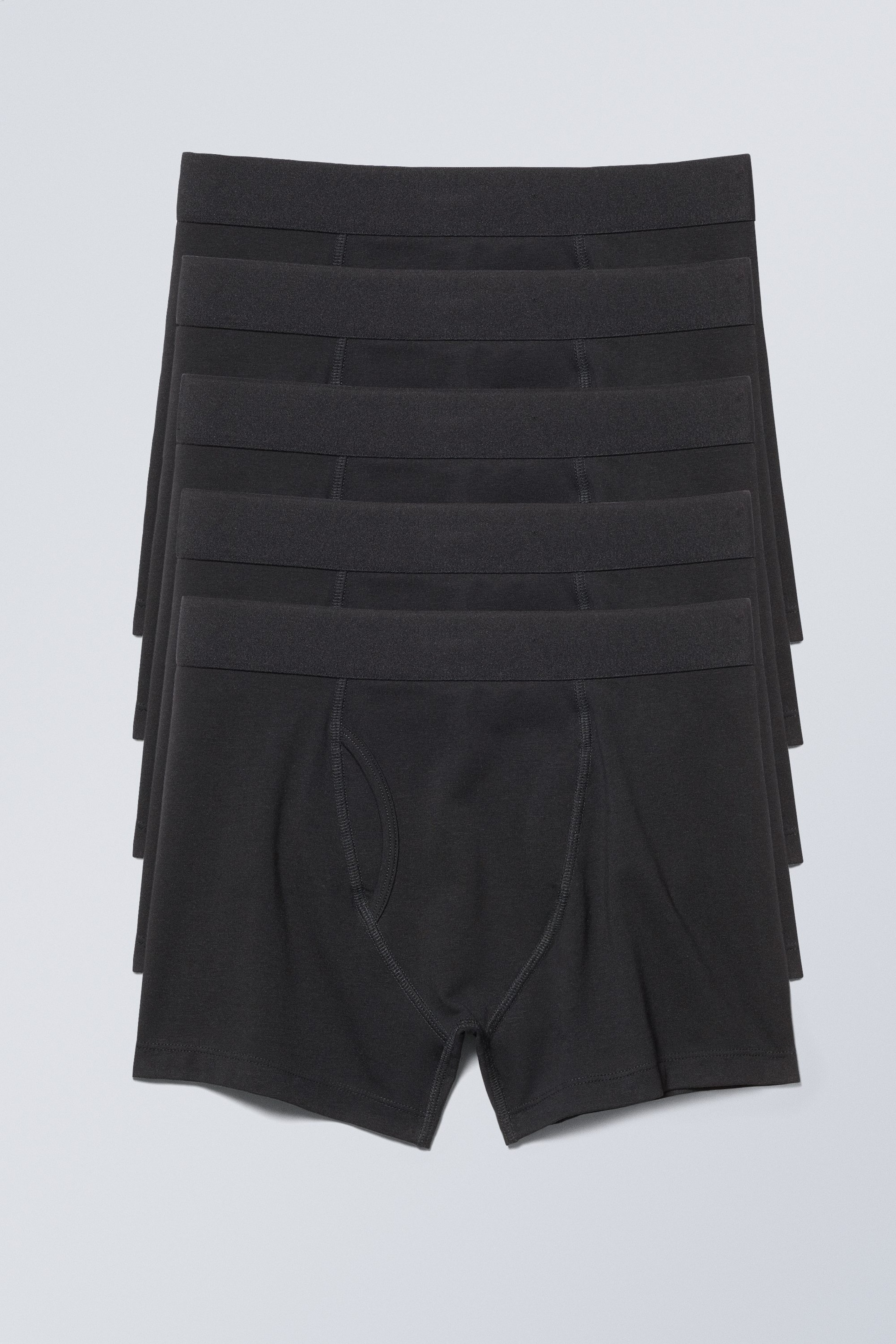 Nagyobb kép megtekintése: 5-pack Boxer Briefs - Black - FÉRFI | H&M HU 1