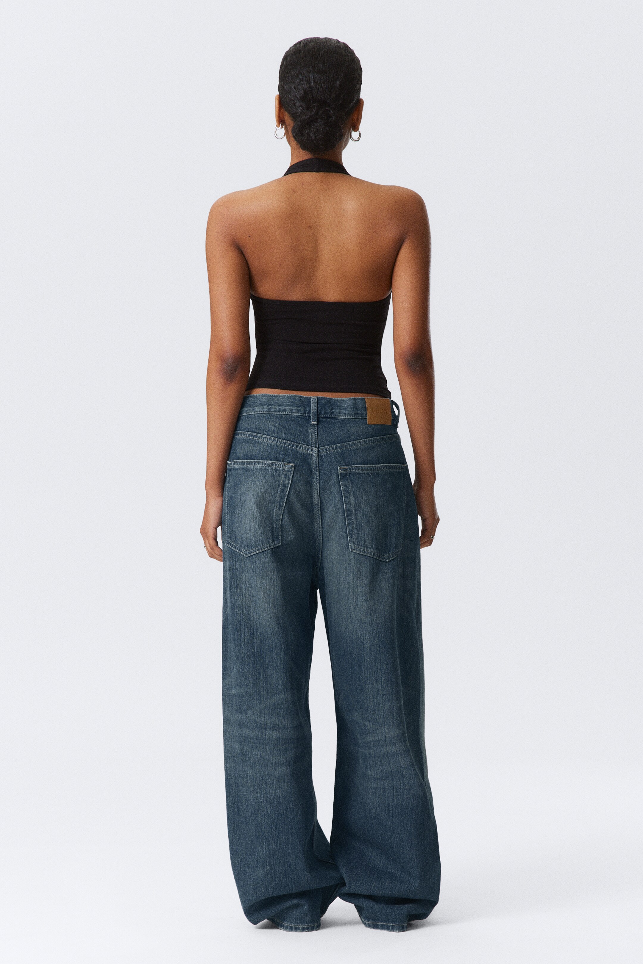 Vis større bilde: Astro løs jeans med baggy ben - Gruveblå – middels blå - HERRE | H&M NO 10