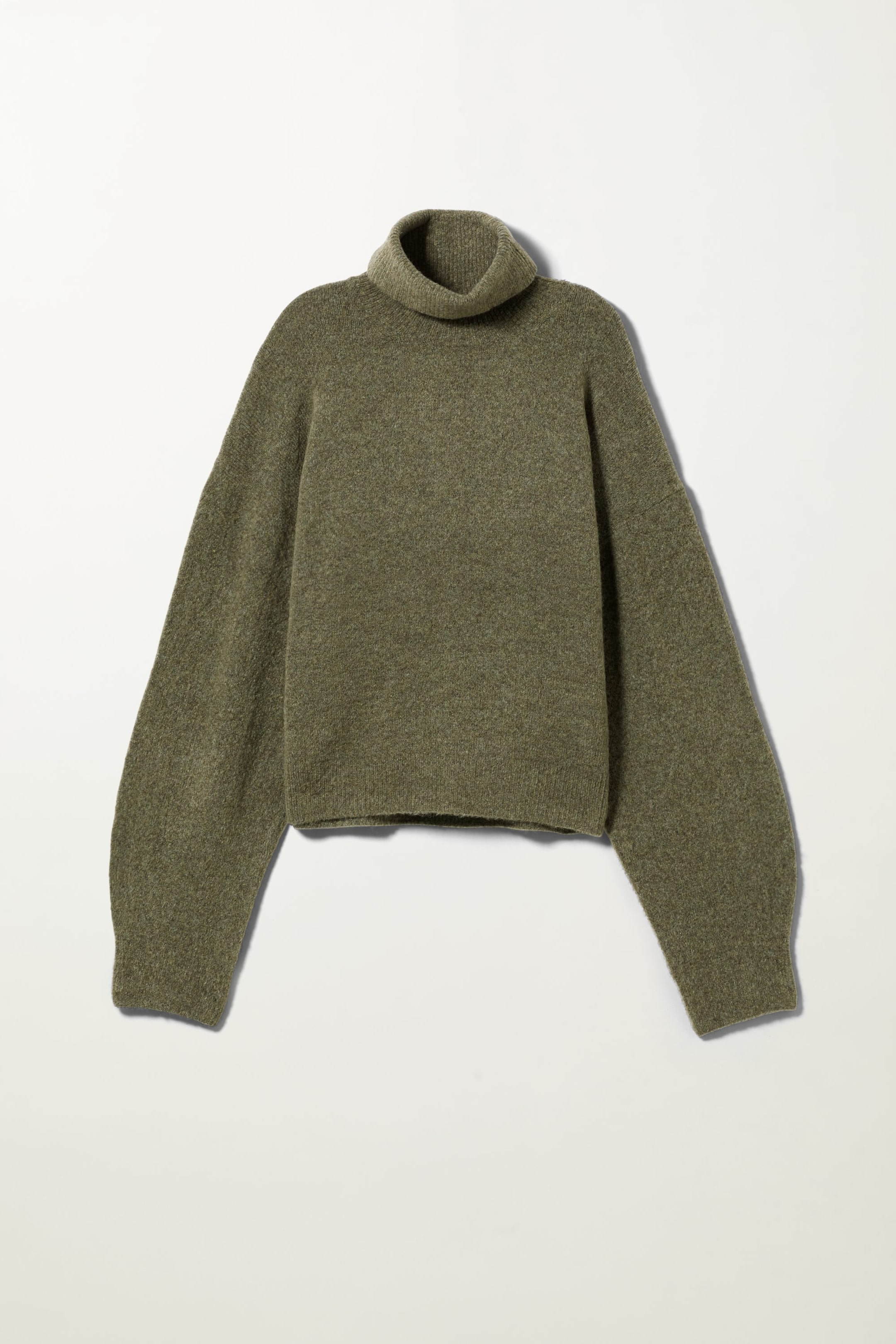 Dark Green - Rollkragenpullover Aggie - 0
