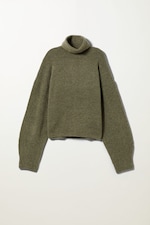 Dark Green - Rollkragenpullover Aggie - 0