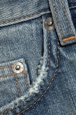Hunter Blue - Medium Blue - Aura Low Waist Relaxed Bootcut Jeans - 6
