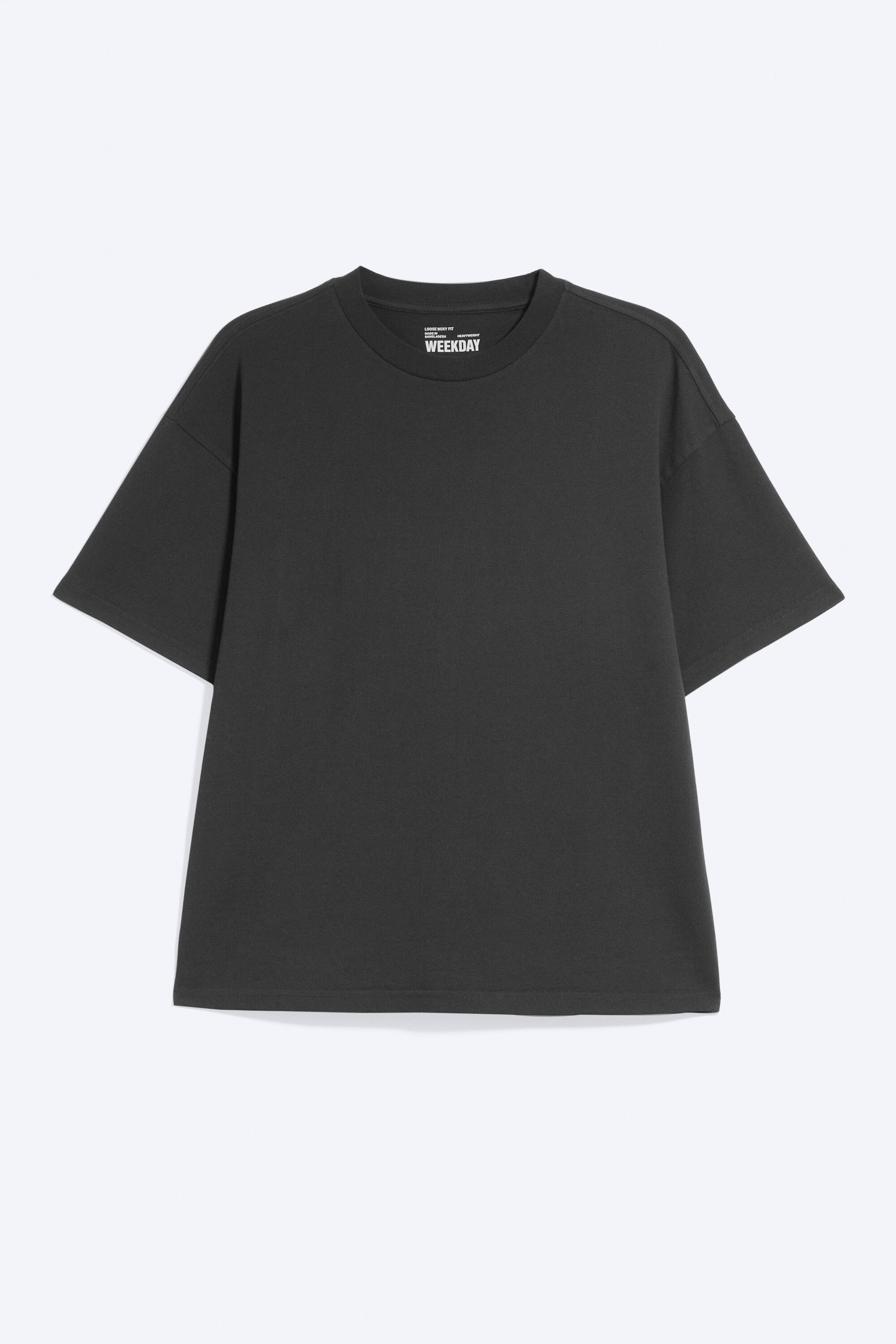 Ausgewaschenes Dunkelgrau - T-SHIRT MIT ENTSPANNTER PASSFORM - 3