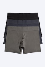 Svart/Mörkblå/Mörkgrå - 3-pack boxer briefs - 3