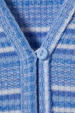Blå stripe - Anais tettsittende cardigan - 1