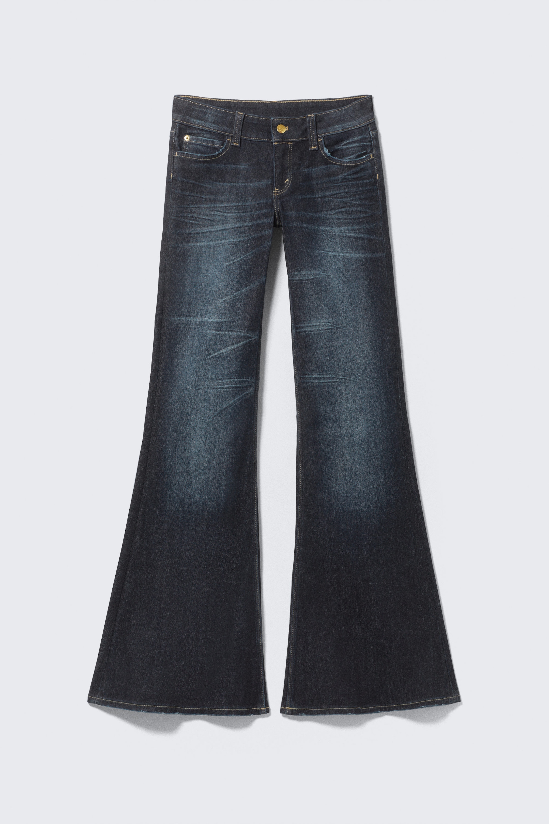 Star Blue - Flare Low Waist Flared Skinny Jeans - 1